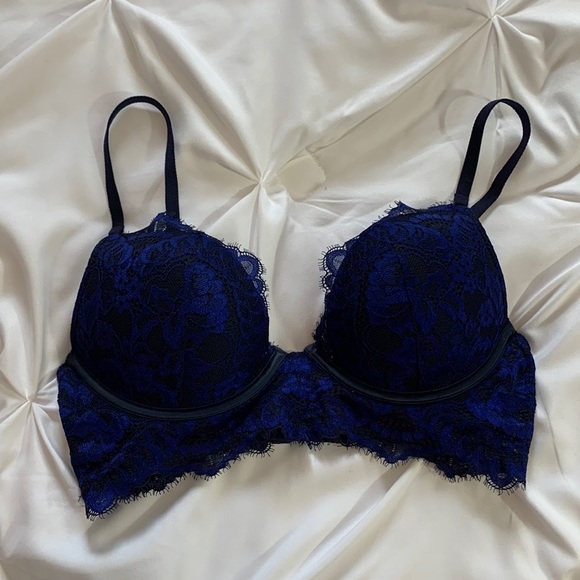 La senza Beyond Sexy Blue Lace Bra 34 C - Picture 3 of 9